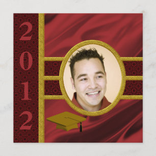 Invitación de la fiesta de graduación de la foto