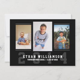 Invitación de la fiesta de graduación de la foto