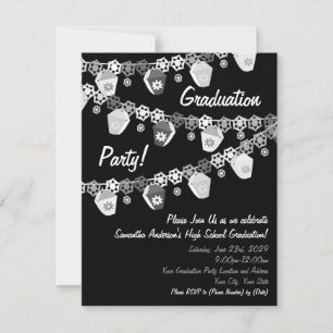 Invitación de la fiesta de graduación de los farol