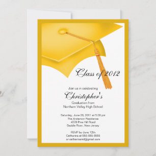Invitación de la fiesta de graduación del