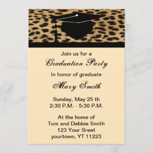 Invitación de la fiesta de graduación del