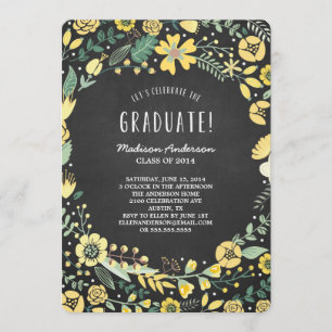 Invitación de la fiesta de graduación del jardín