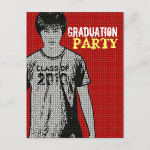 Invitación de la fiesta de graduación del parte