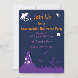 Invitación de la fiesta de Halloween