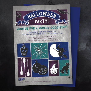 Invitación de la fiesta de Halloween