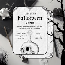 Invitación de la fiesta de Halloween con inicuos
