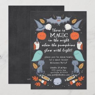 Invitación de la fiesta de Halloween con vocación