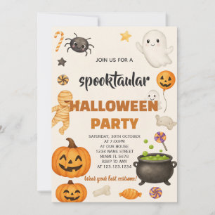Invitación de la fiesta de Halloween de Zombie