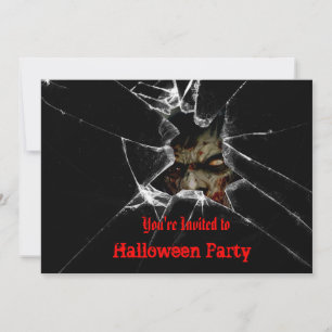 Invitación de la fiesta de Halloween de Zombies