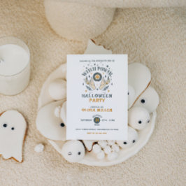 Invitación de la fiesta de Halloween, espeluznante