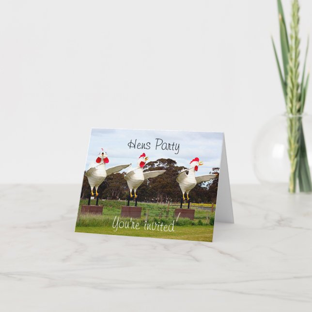 Invitación de la fiesta de Hens (Anverso)