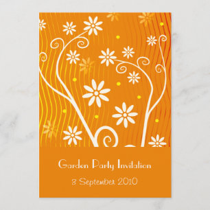Invitación de la fiesta de jardín