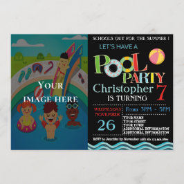 INVITACIÓN DE LA FIESTA DE LA PISCINA DE VERANO | 