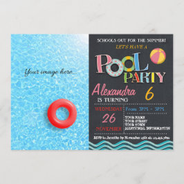 INVITACIÓN DE LA FIESTA DE LA PISCINA DE VERANO | 