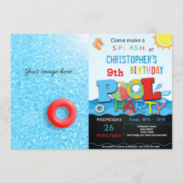 INVITACIÓN DE LA FIESTA DE LA PISCINA DE VERANO | 