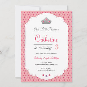 Invitación de la fiesta de la princesa