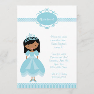 Invitación de la fiesta de la princesa cumpleaños