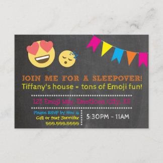 Invitación de la fiesta de la resaca de emoji