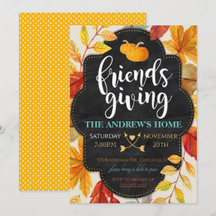 Invitación de la fiesta de los amigos