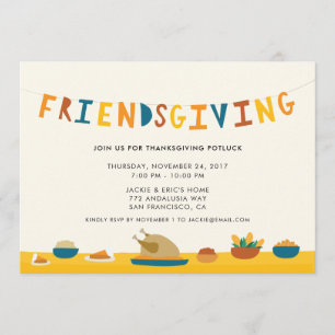 Invitación de la fiesta de los amigos