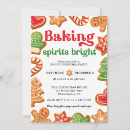 Invitación de la fiesta de los navidades