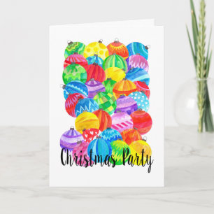 Invitación de la fiesta de los navidades , burbuja
