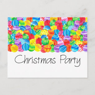 Invitación de la fiesta de los navidades , burbuja