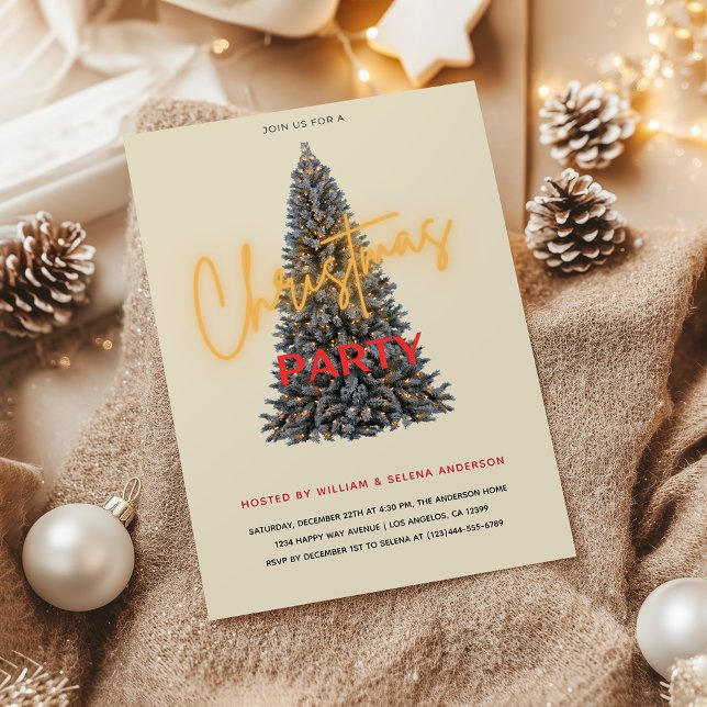 Invitación de la fiesta de los Navidades de la mod (Subido por el creador)