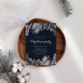 Invitación de la fiesta de los Navidades de la ver