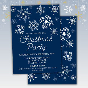 Invitación de la fiesta de los Navidades de los co