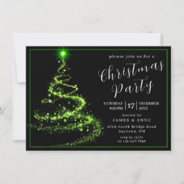 Invitación de la fiesta de los Navidades del árbol