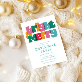 Invitación de la fiesta de los Navidades floridos