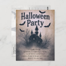 Invitación de la fiesta de Manor Halloween
