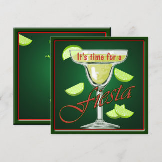 Invitación de la fiesta de Margarita Fiesta