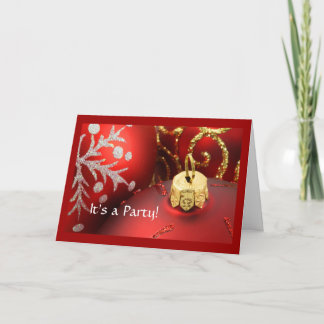 INVITACIÓN de la fiesta de Navidad