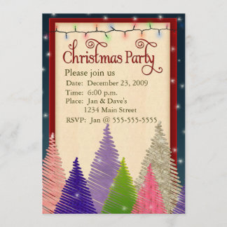 Invitación de la fiesta de Navidad