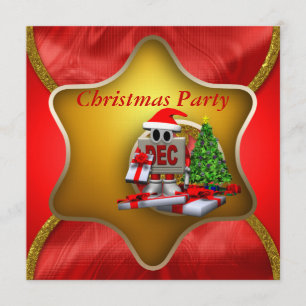 Invitación de la fiesta de Navidad