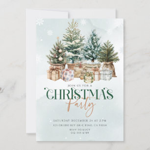 Invitación de la fiesta de Navidades de Árboles de