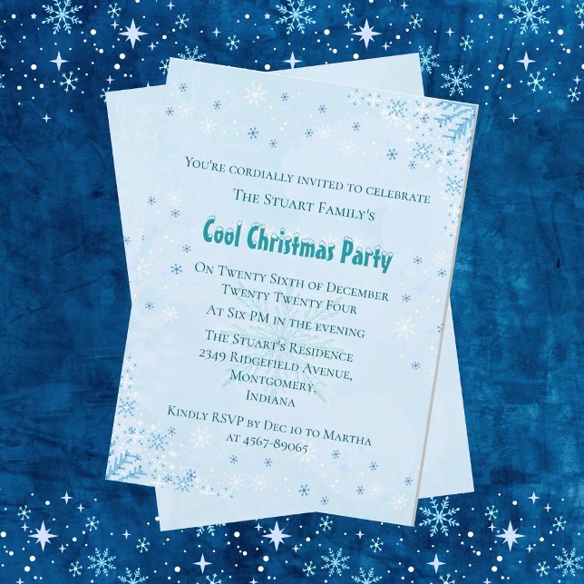 Invitación de la fiesta de Navidades de Guay Blue  (Subido por el creador)