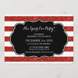 Invitación de la fiesta de Nochevieja de las franj