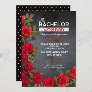 Invitación de la fiesta de observación de soltero,