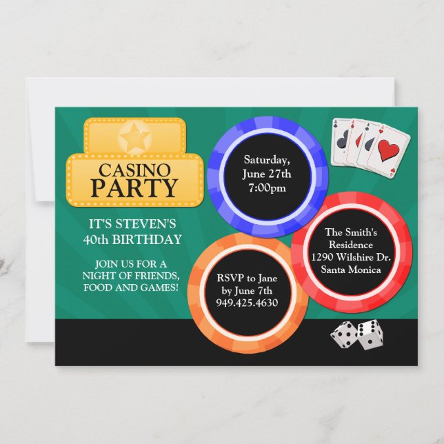Invitación de la fiesta del Casino (Anverso)