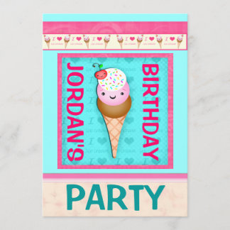 Invitación de la fiesta del cumpleaños de los