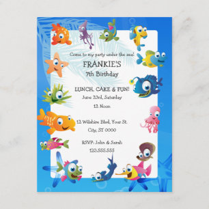 Invitación de la fiesta del cumpleaños de los