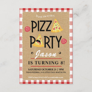 Invitación de la fiesta del cumpleaños del niño