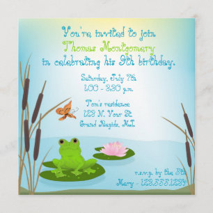 Invitación de la fiesta del cumpleaños del niño de