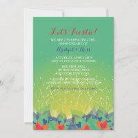 Invitación de la fiesta del petardo
