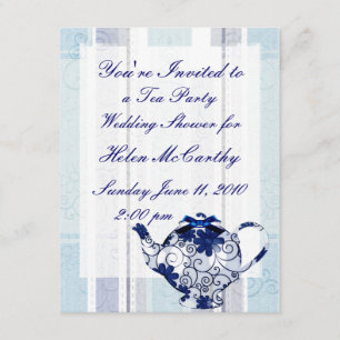 Invitación de la fiesta del té