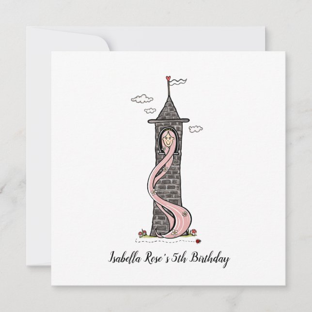 Invitación de la fiesta del tono ligero de piel de (Anverso)