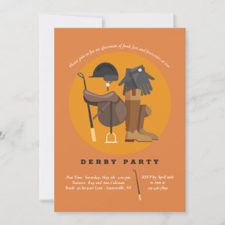 Invitación de la fiesta Derby de los Elementos de
